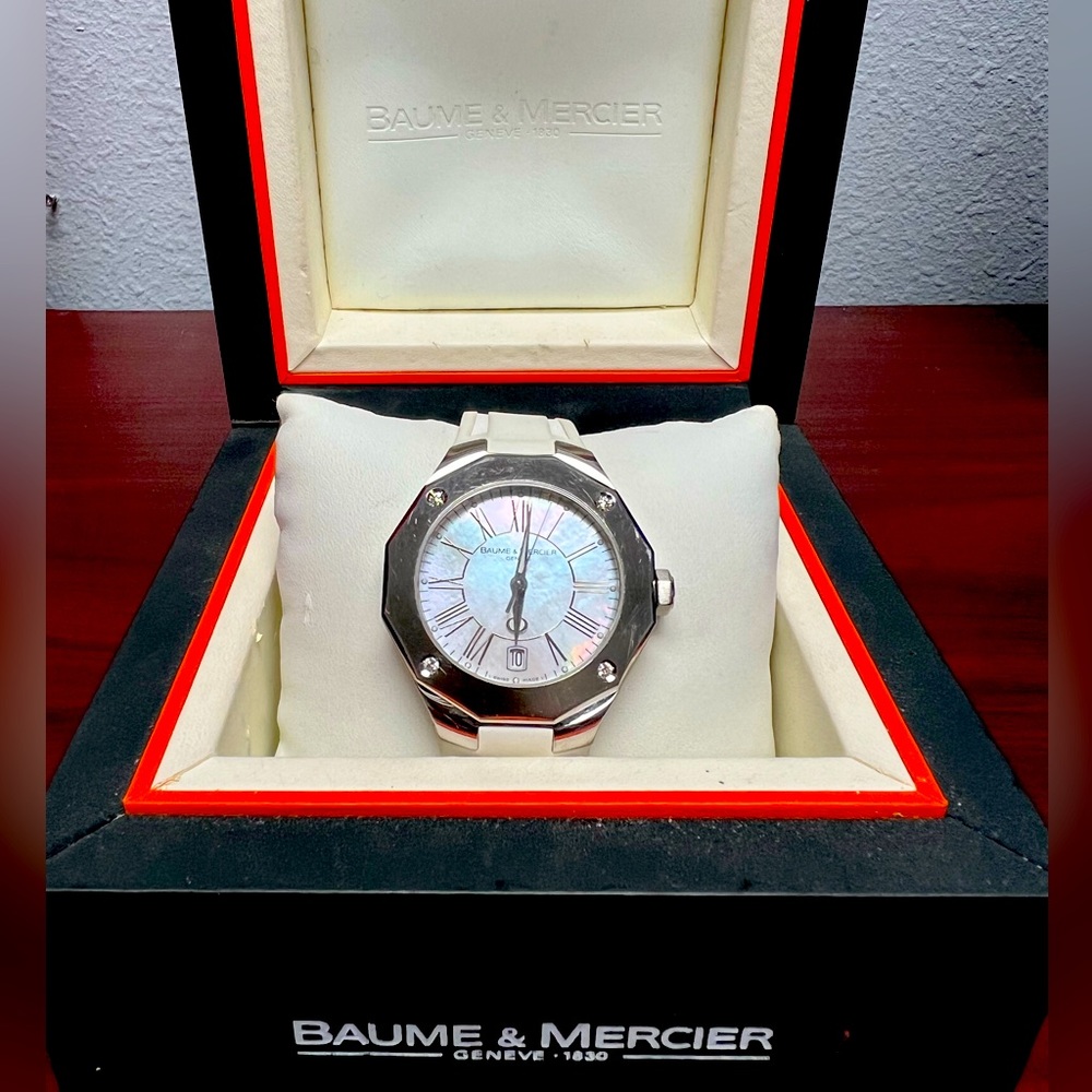Baumé & Mercier Mother of Pearl Riviera Watch